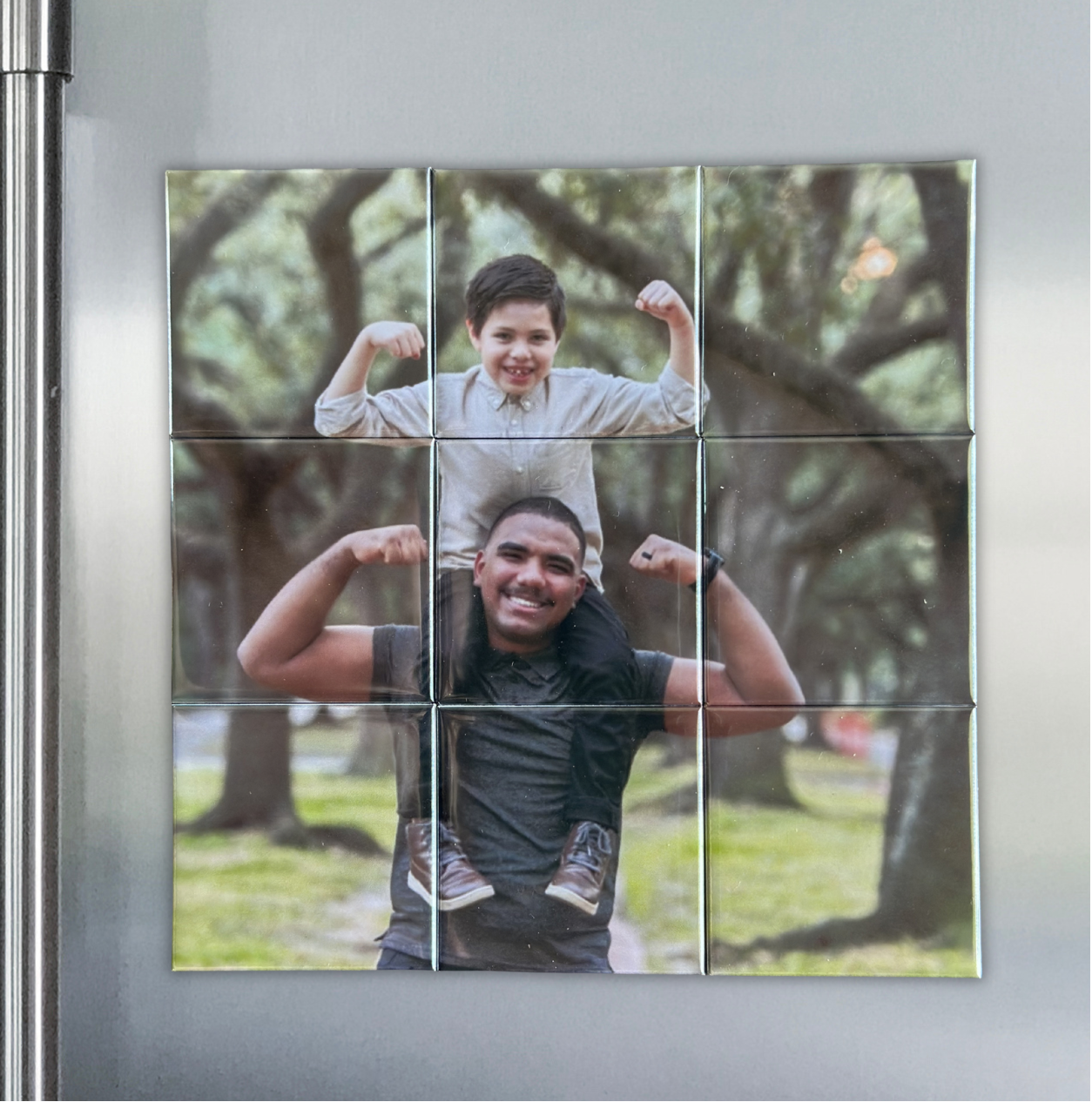 Custom Photo Puzzle Magnet Set