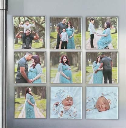 Custom Photo Magnet Set